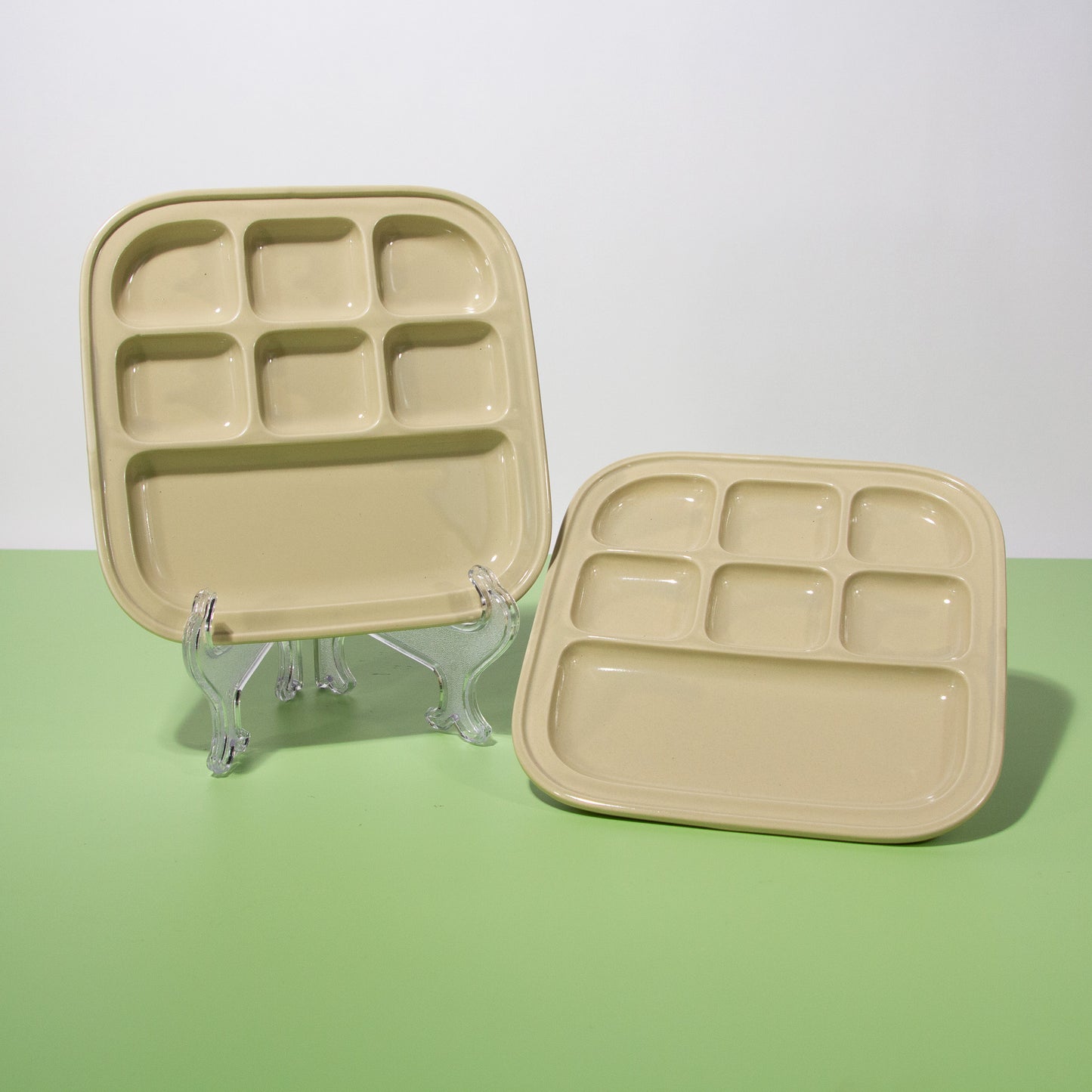 Vintage Ceramic Japanese Sushi Fondue Appetizer Plates, 1970s