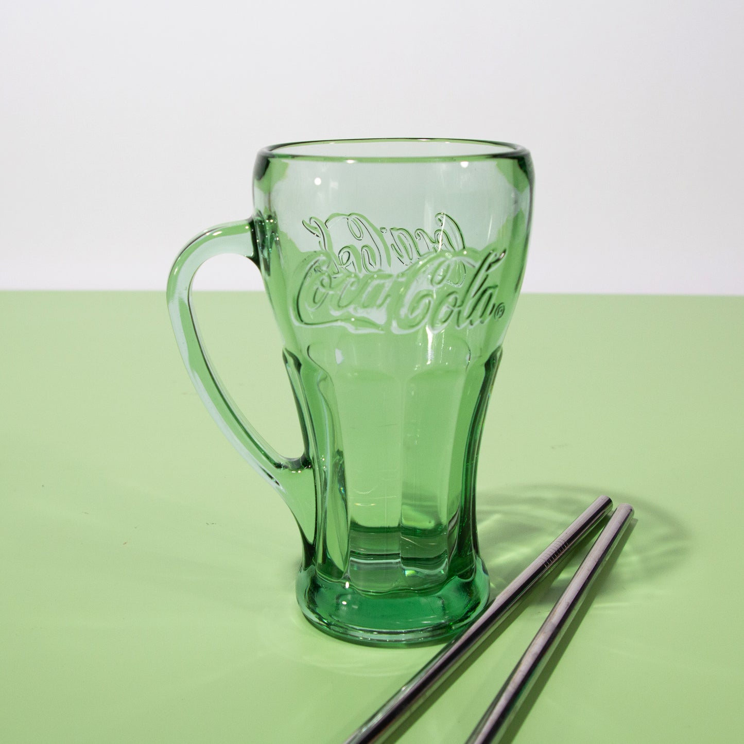 Vintage Libbey Coca-Cola Glass Mugs, 1980s