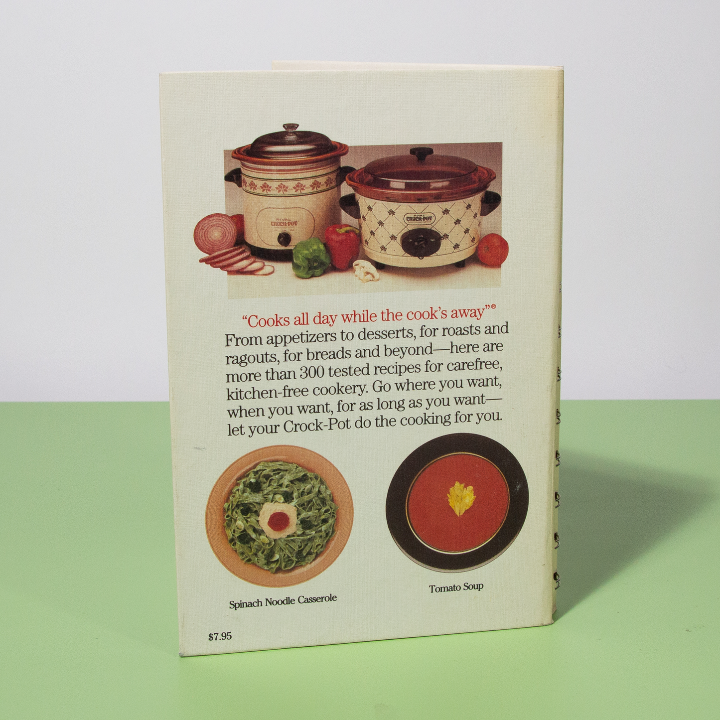 Vintage Crockpot Cooking Cookbook, Hardcover, 1975