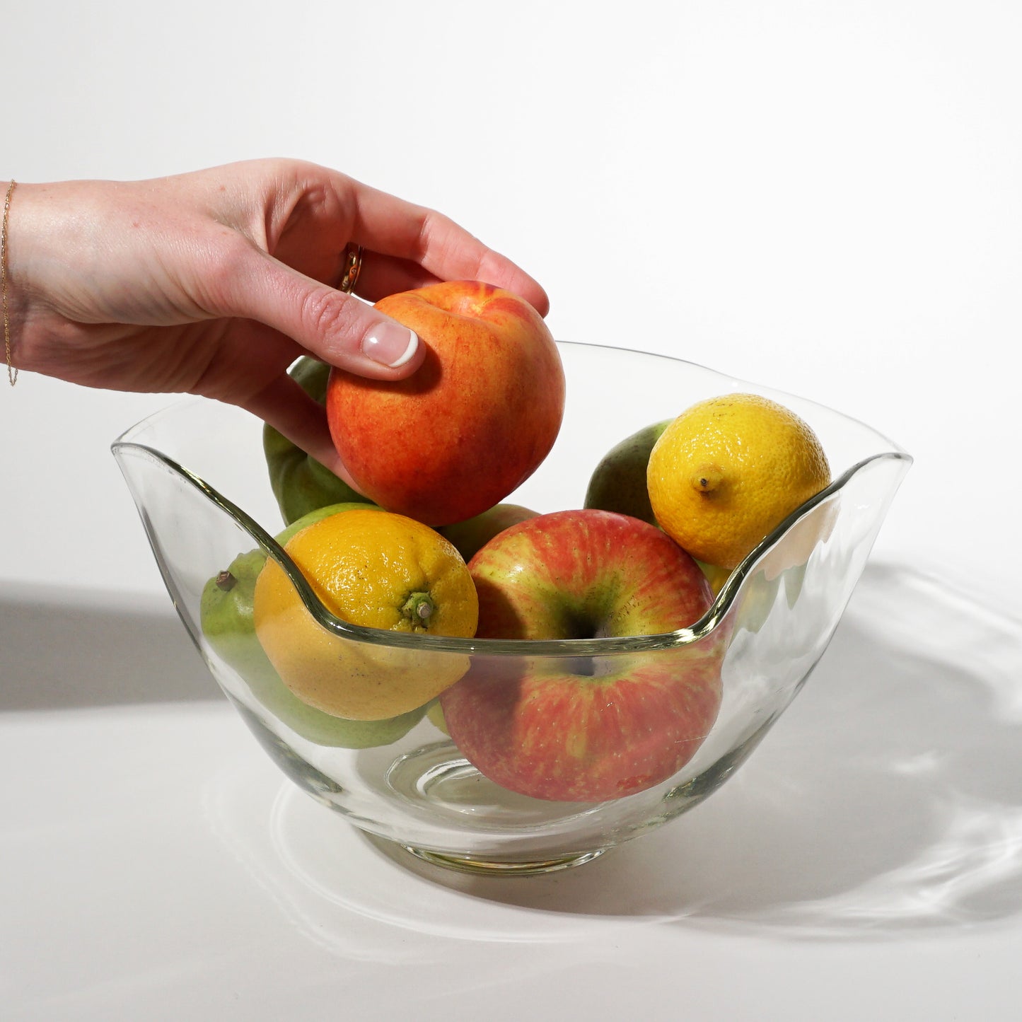 Three Sided Glass Bowl