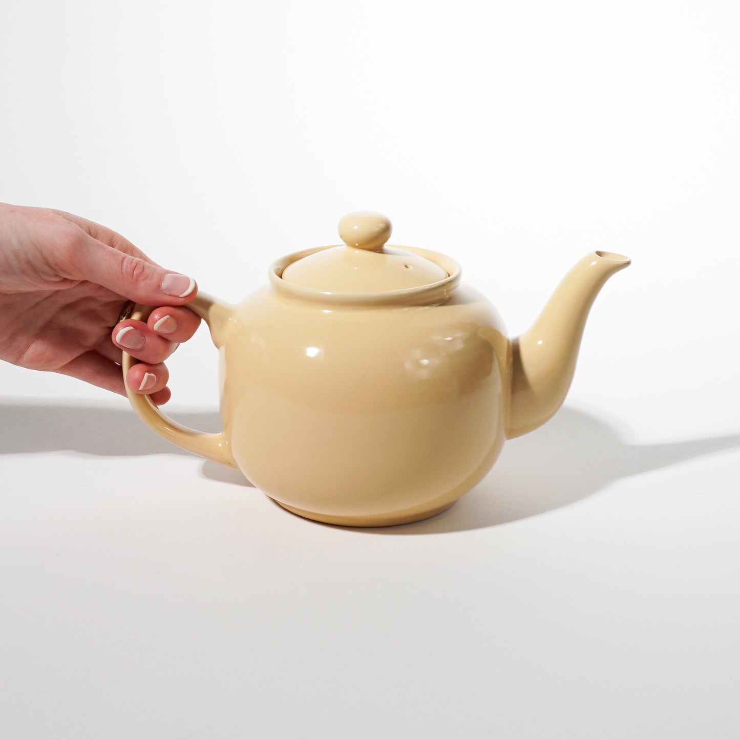 Ceramic Yellow Teapot