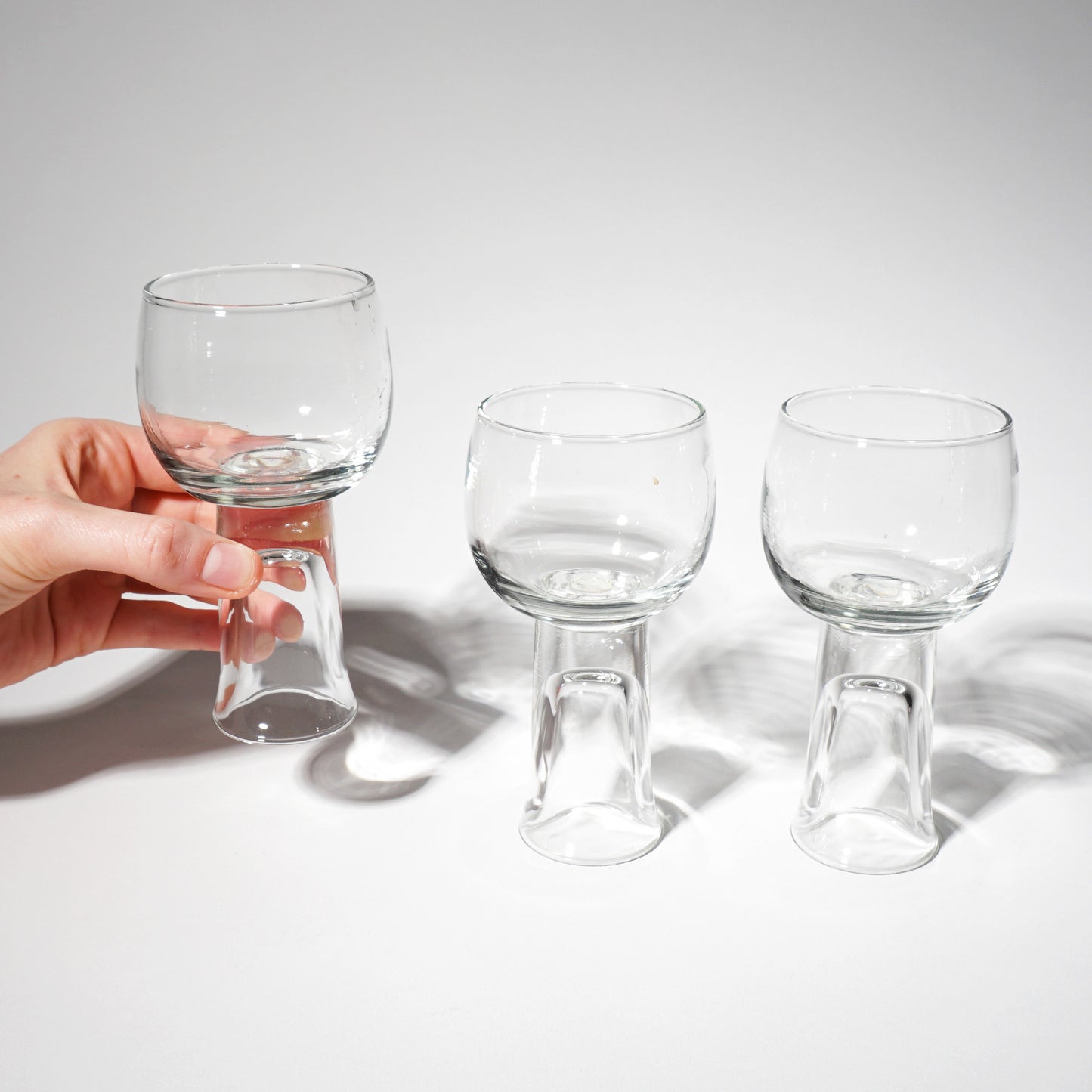 vintage cocktail and shot glass