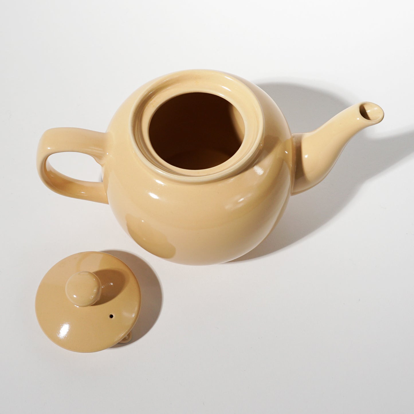 Ceramic Yellow Teapot