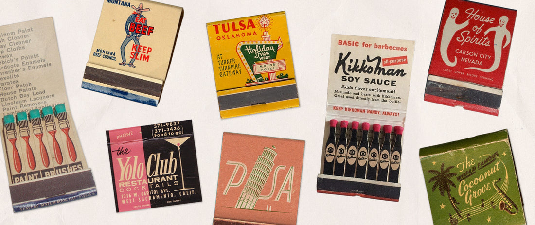 Vintage things we love: MATCHBOOKS