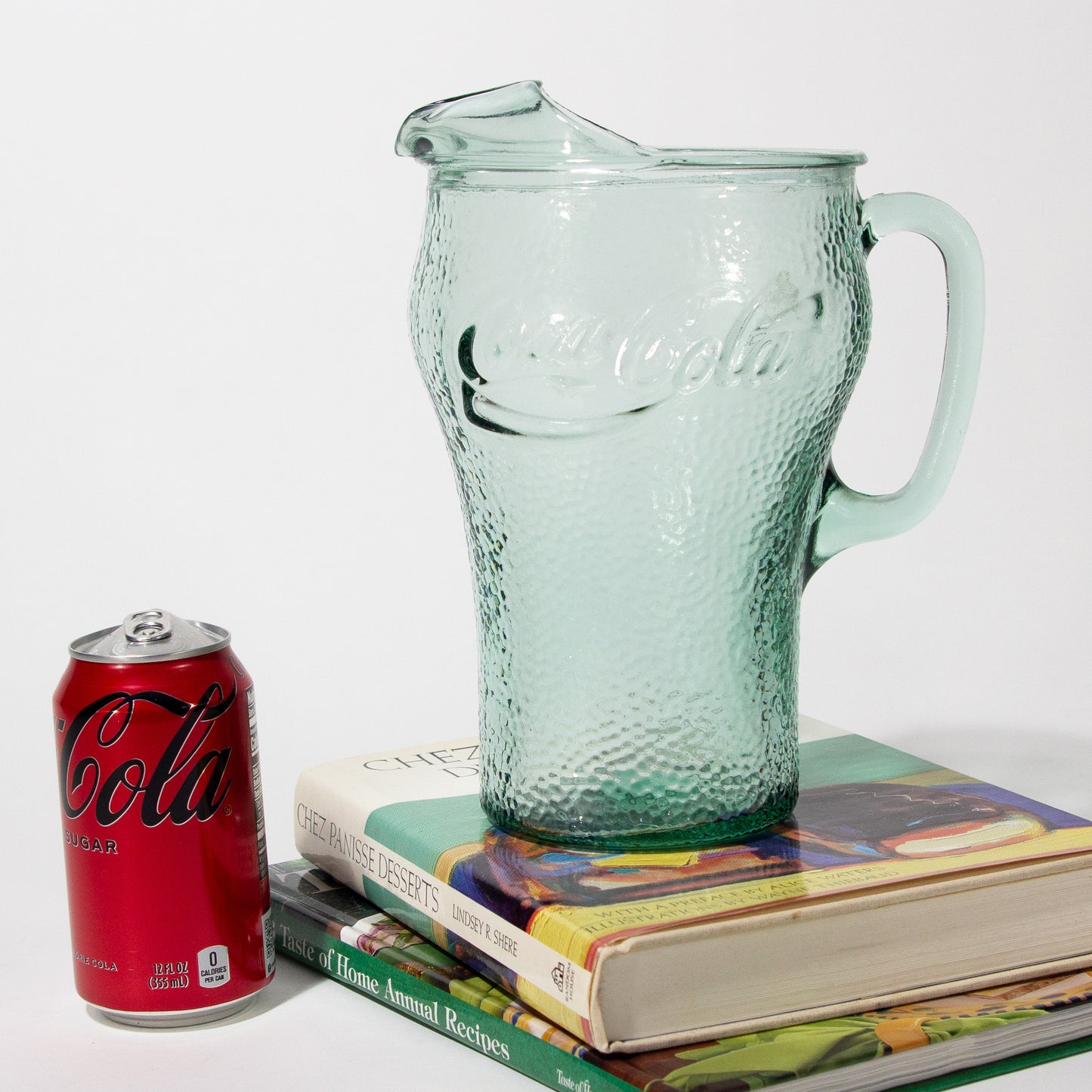 Vintage Glass Coca-Cola Pitcher, 1980s