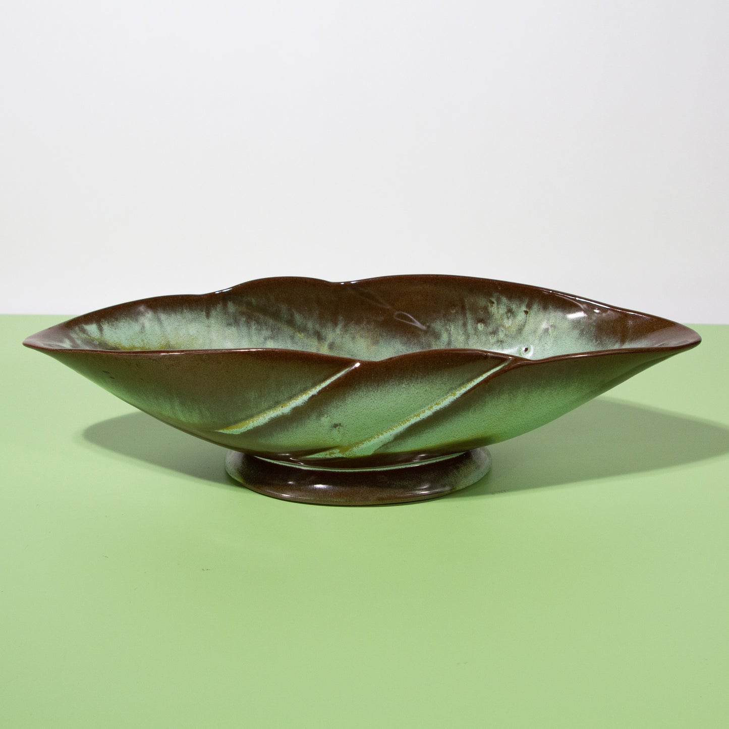 Vintage Frankoma Ceramic Oblong Bowl #219, 1970s