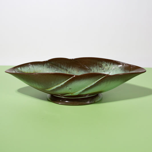 Vintage Frankoma Ceramic Oblong Bowl #219, 1970s