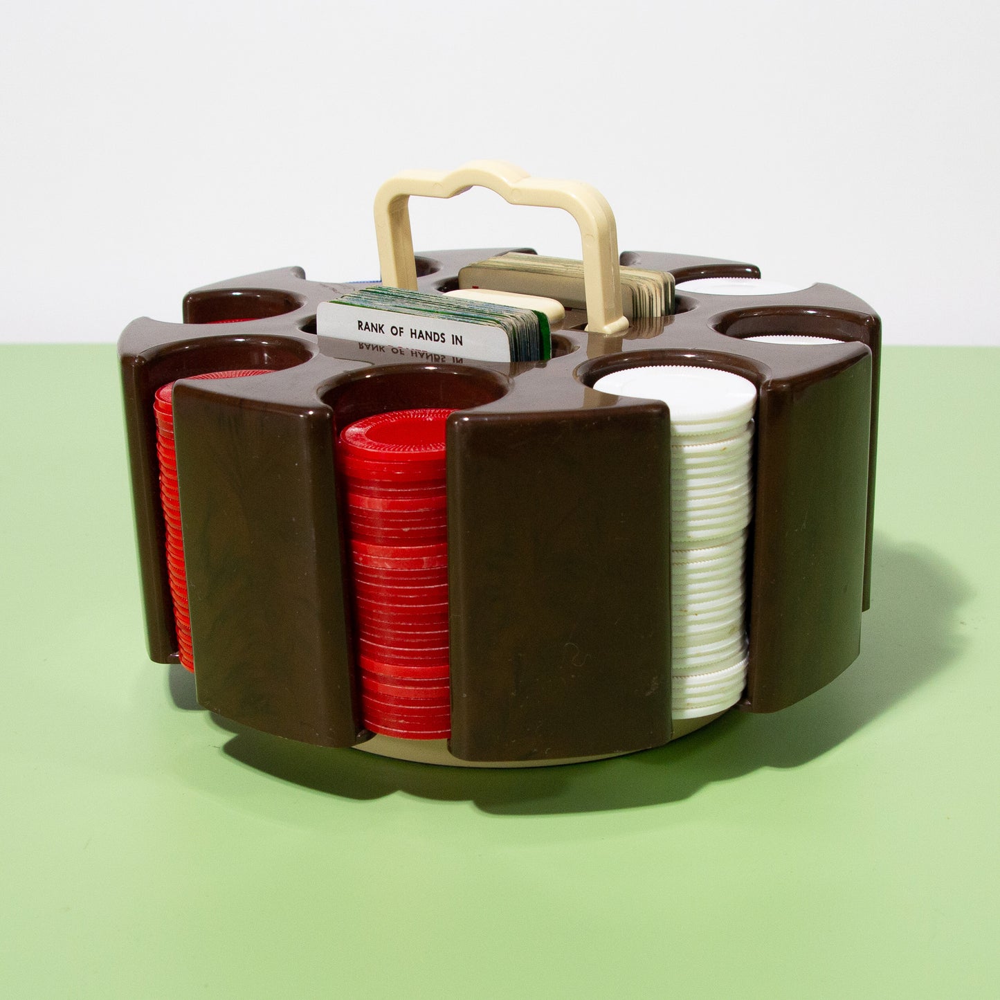 Vintage Mid-Century Poker Set, 1960s