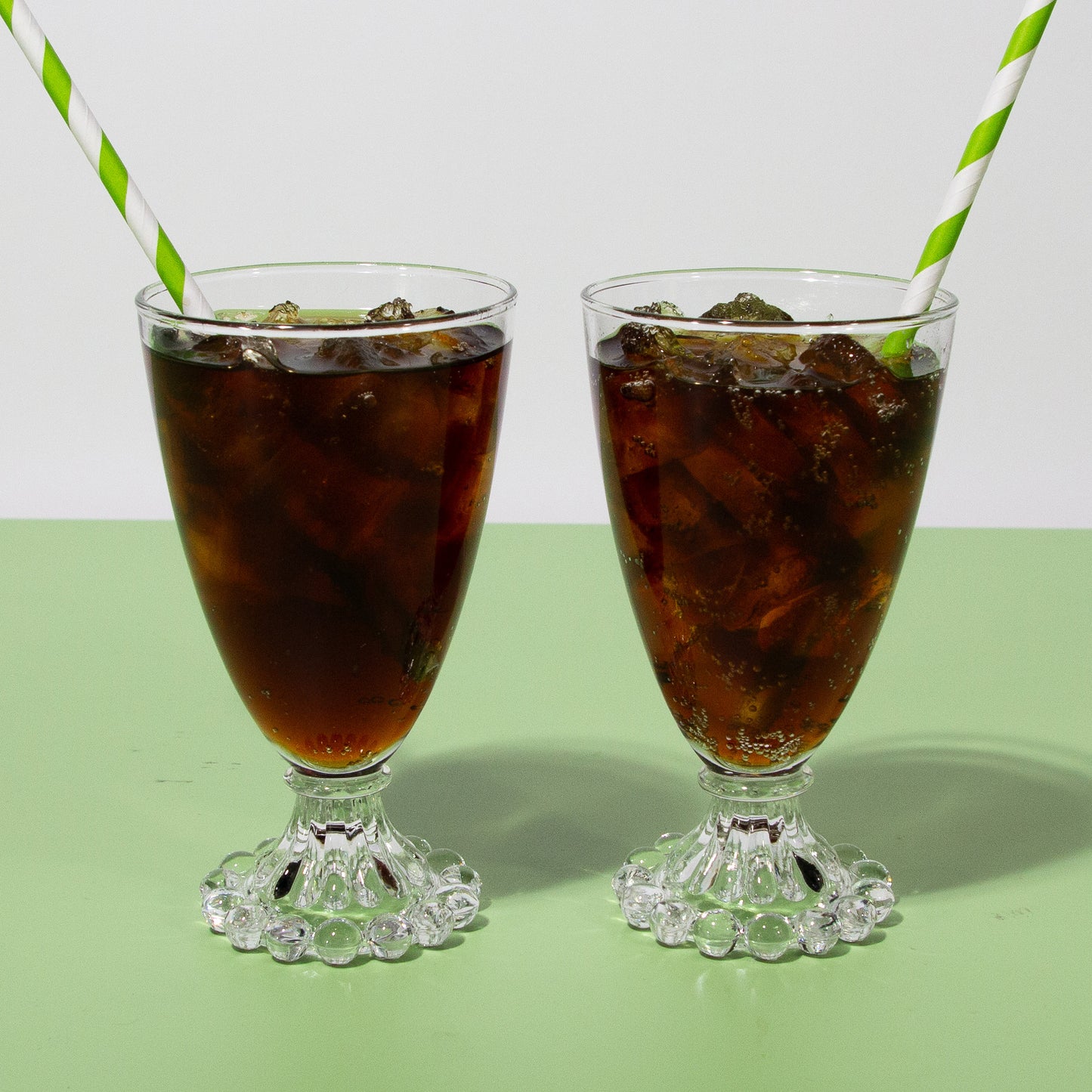 Vintage Anchor Hocking "Boopie" Goblets Drinking Glasses, Mid-Century