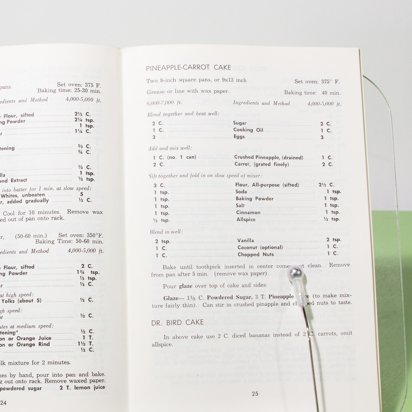 High Altitude Baking & Cooking, 1969