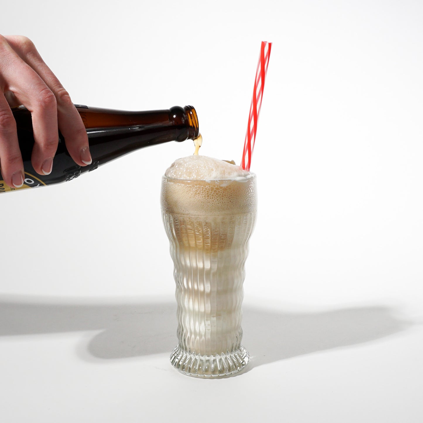 Vintage Root Beer Float Glass, 1980s