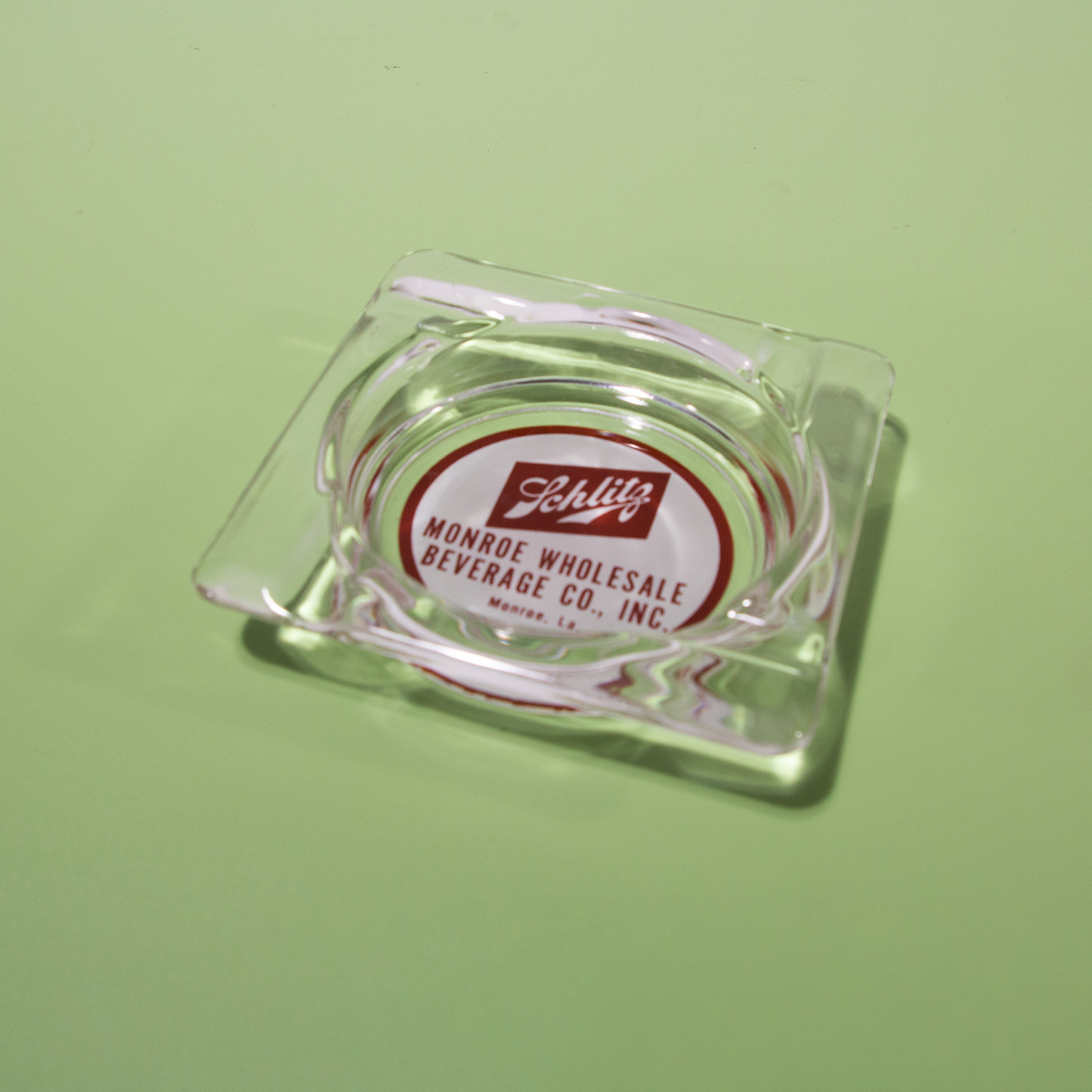Vintage Schlitz Ashtray, Mid-century 1970s