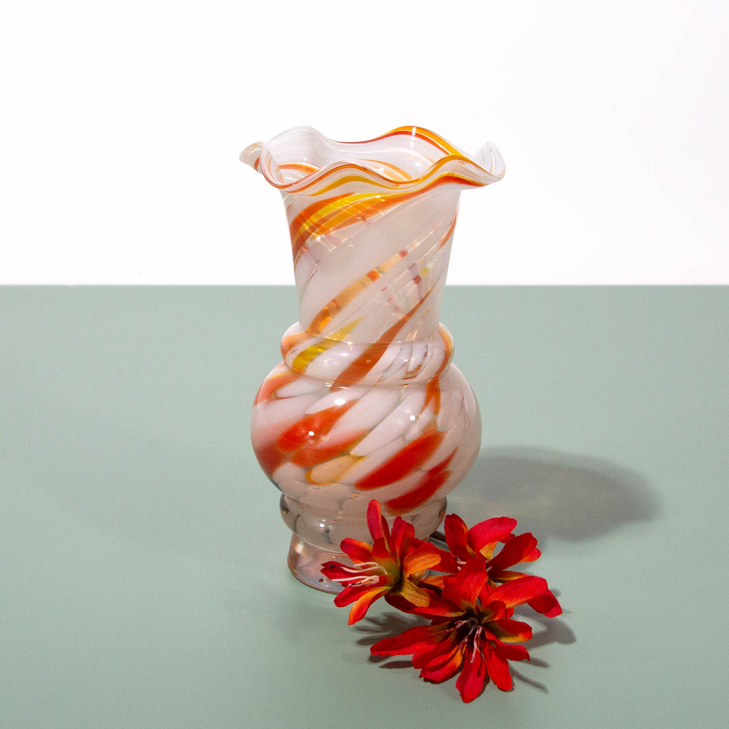 Vintage Small Murano Glass Vase, 1970s