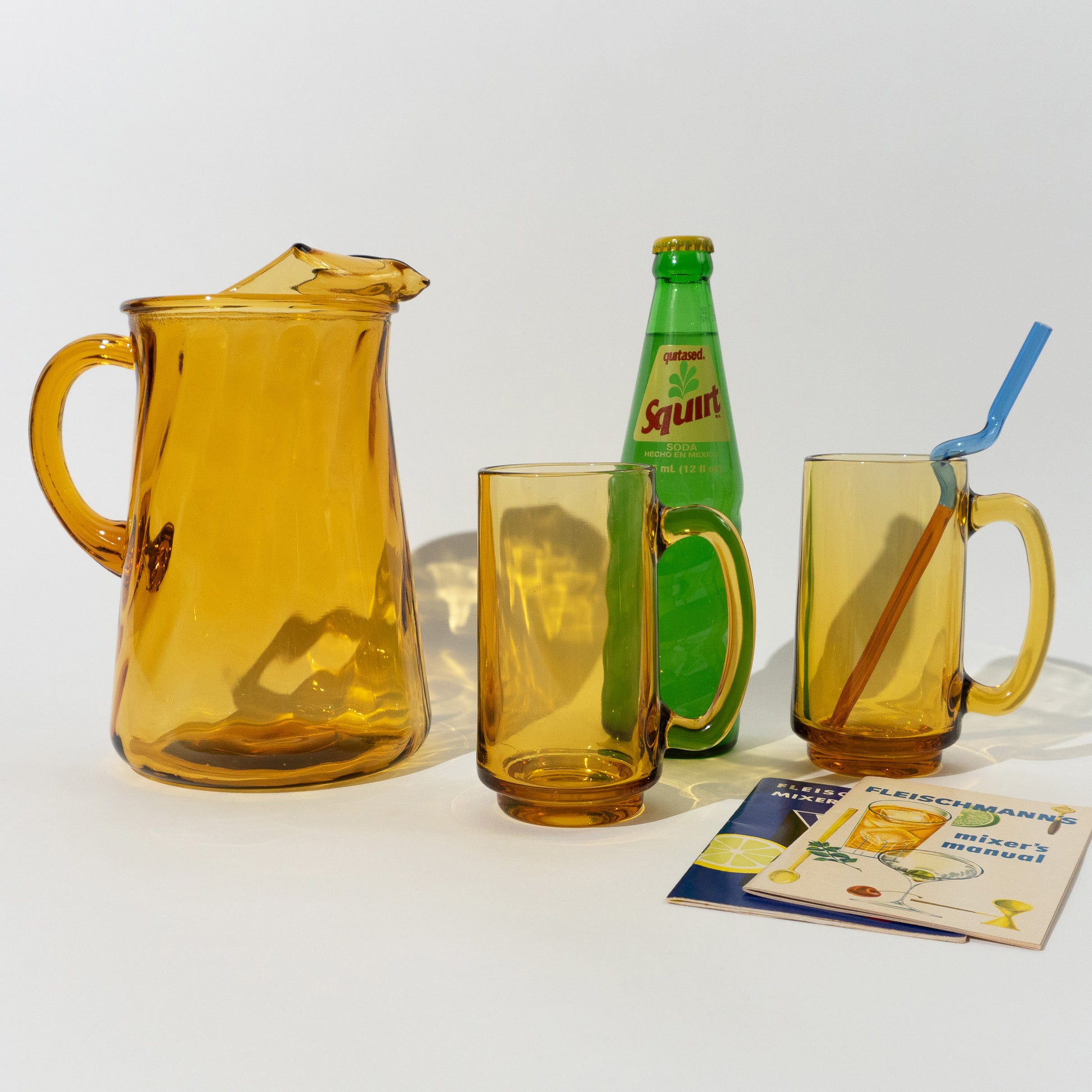 Amber Glass Mugs by Manual