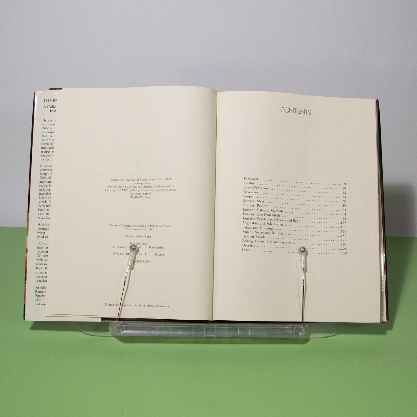 Best of Bon Appetit, Hardcover, 1979