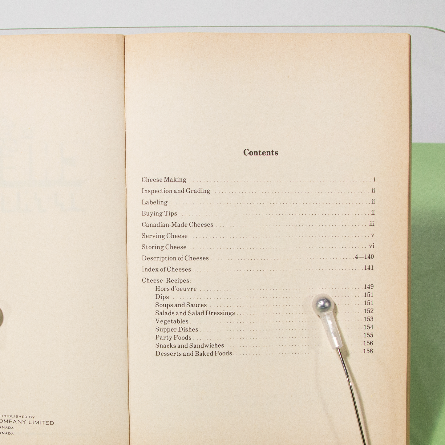 A Guide to Cheeses of the World, 1980