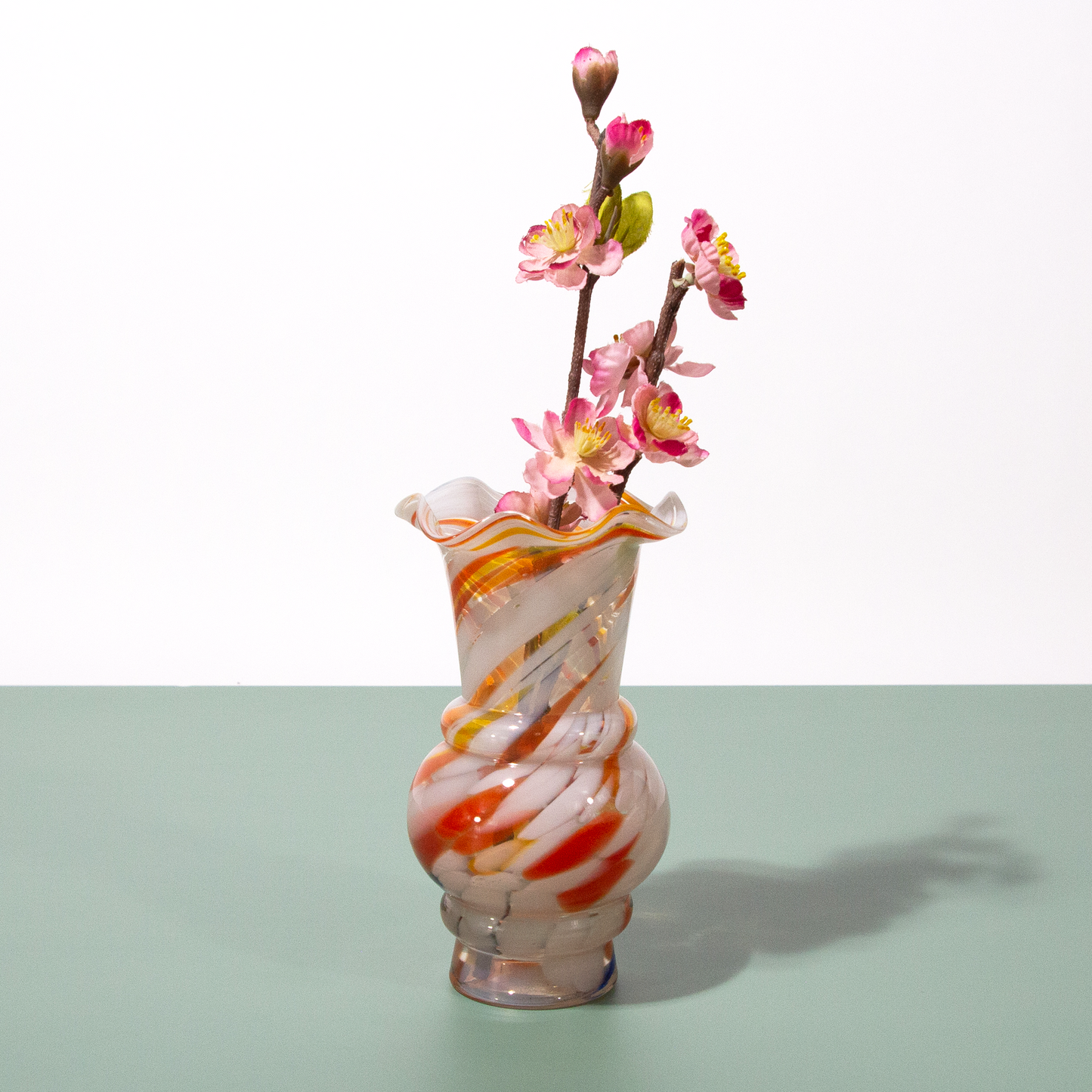 Vintage Small Murano Glass Vase, 1970s
