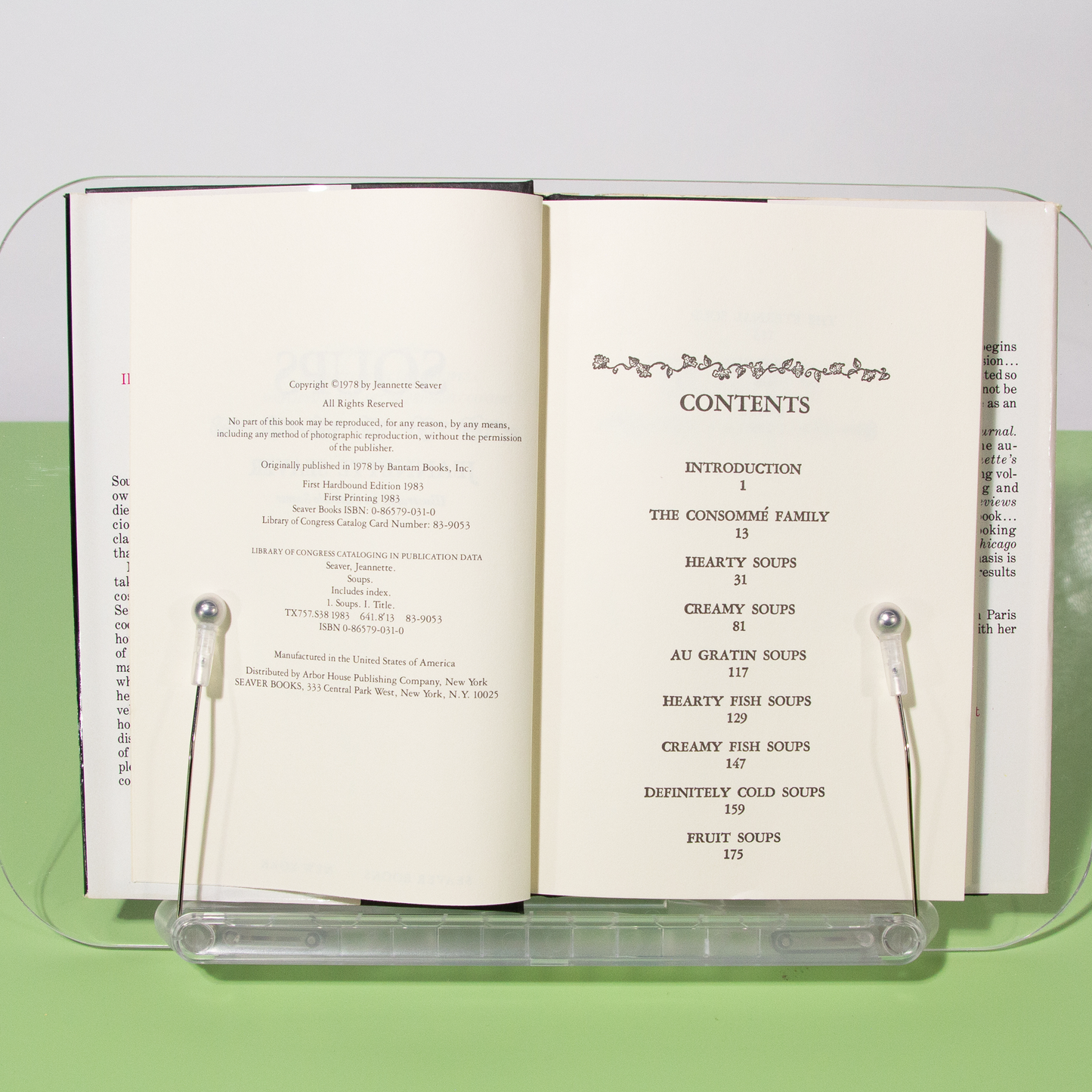 Soups Cookbook, 1978