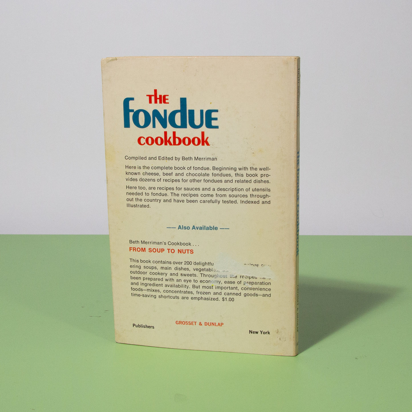 The Fondue Cookbook, Softcover, 1969