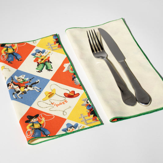 The Cowboy & Cowgirl Cloth Napkins