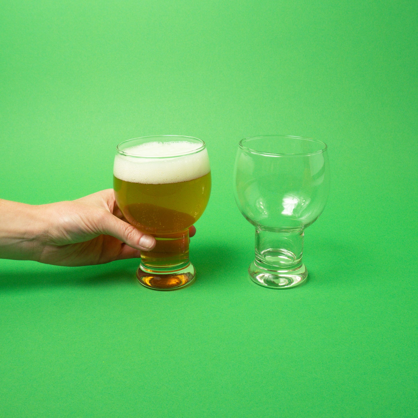 Vintage Glass Beer Goblets, 1970s