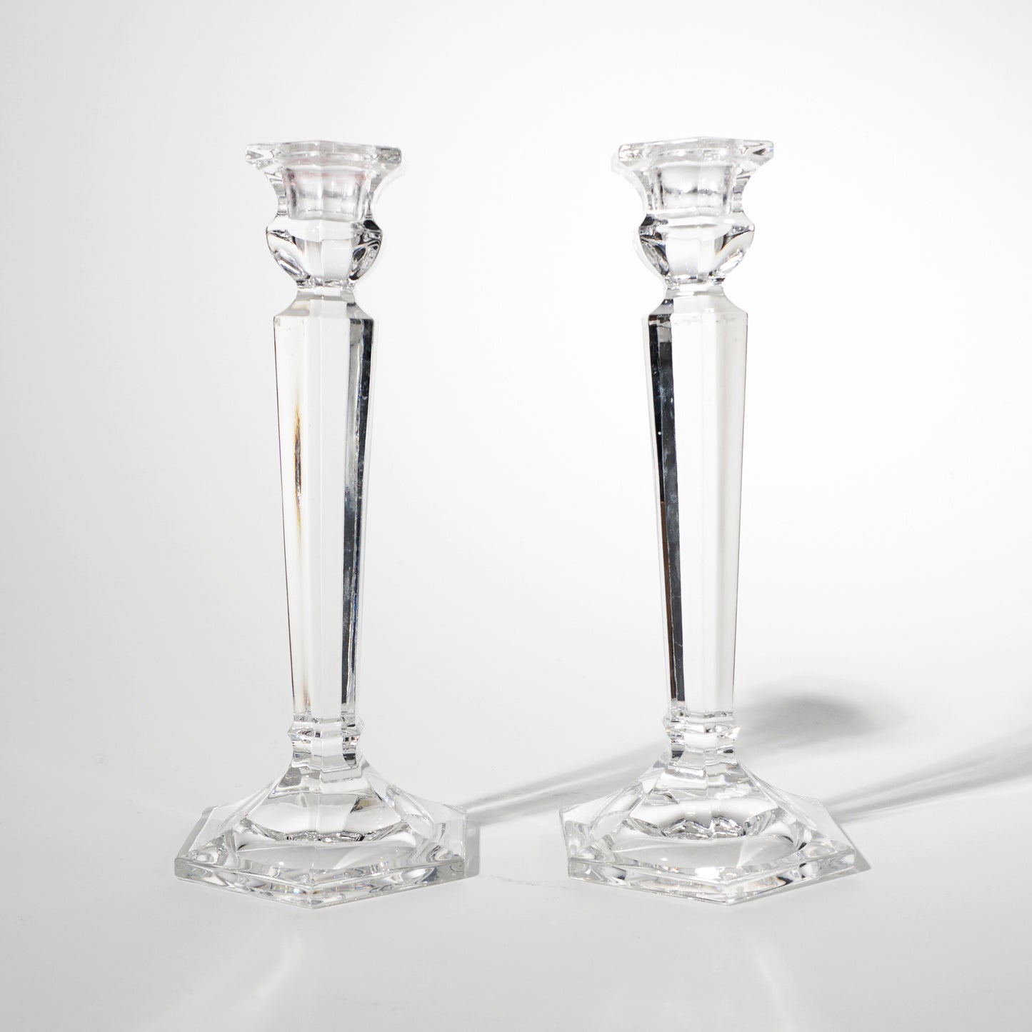 Tall Glass Candle Holders