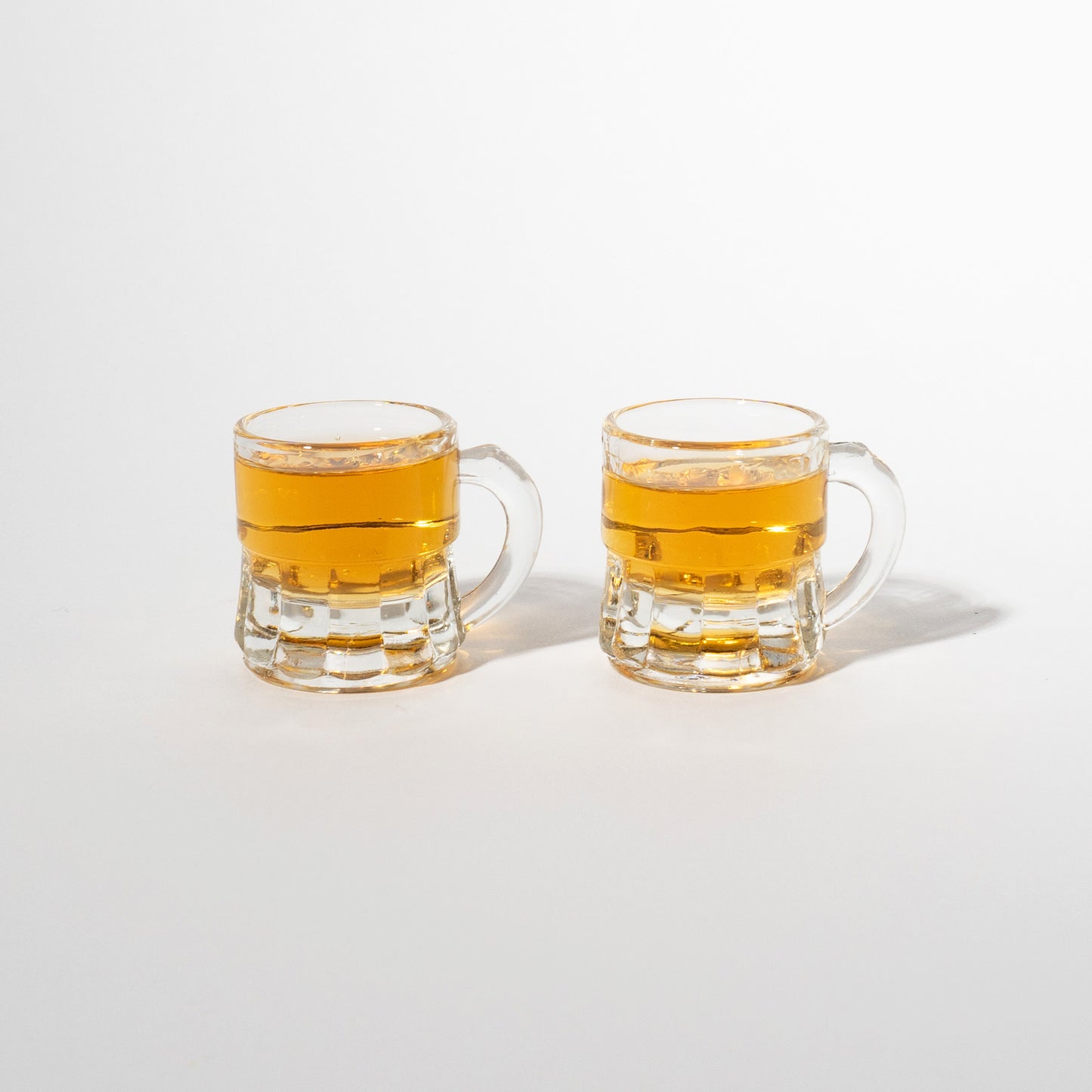 Mini Glass Beer Stein Shot Glasses, Set of 2