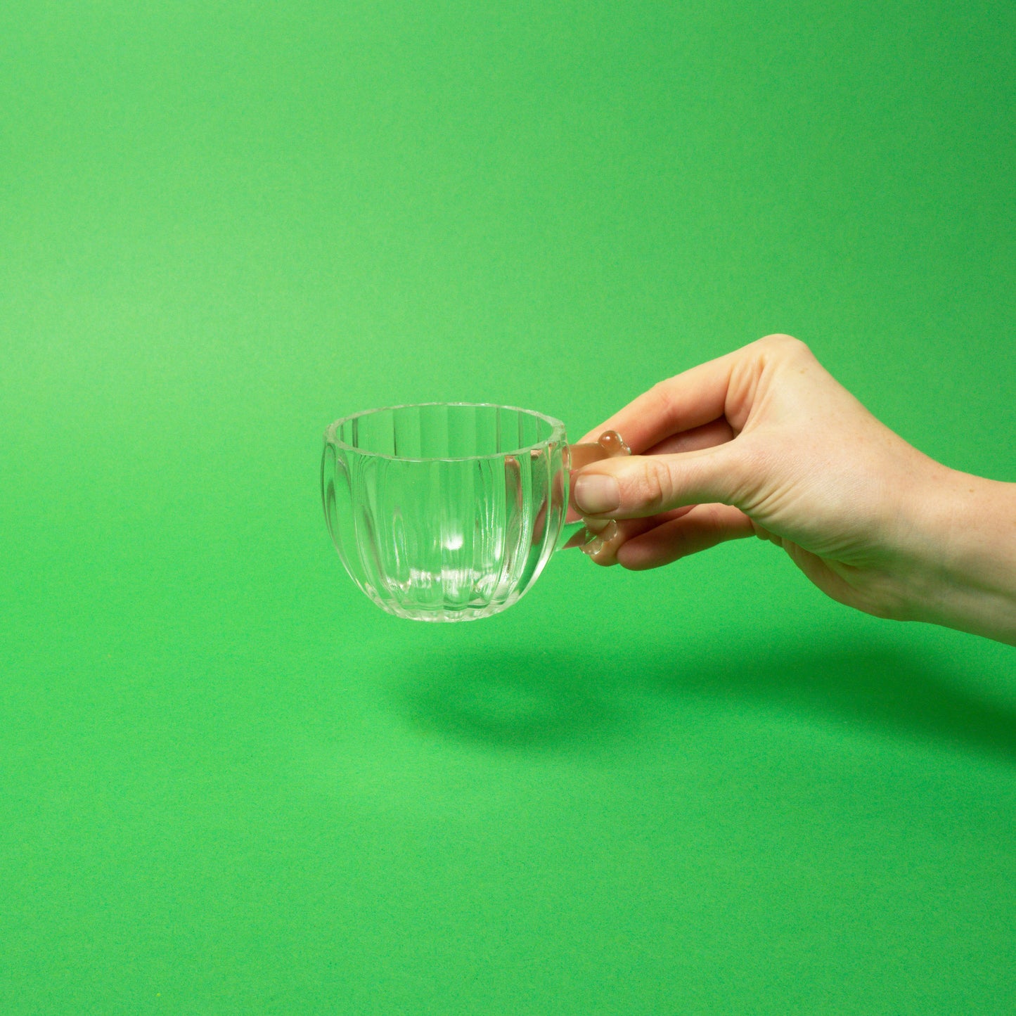 Vintage Ribbed Punch Cups, 1950s