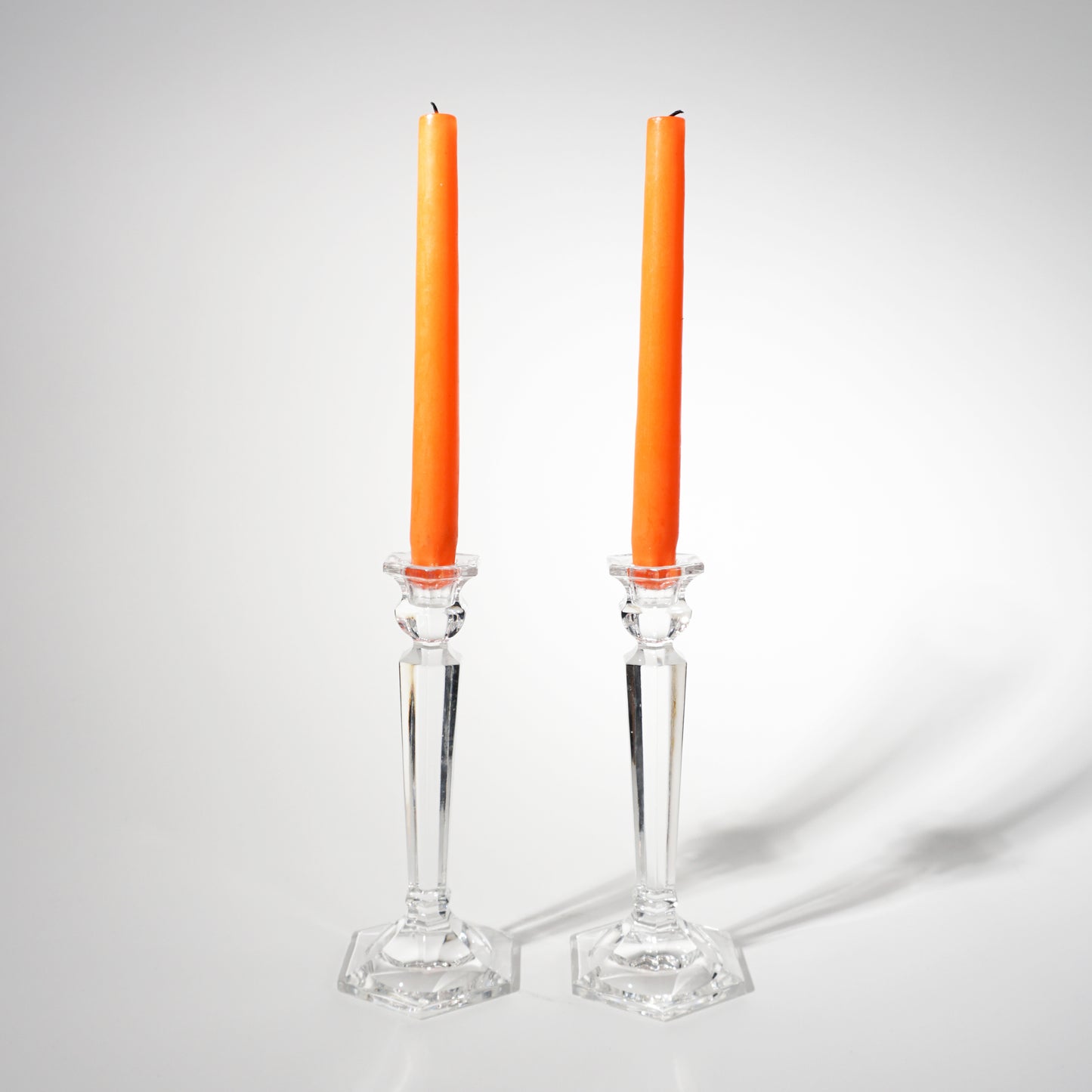 Tall Glass Candle Holders