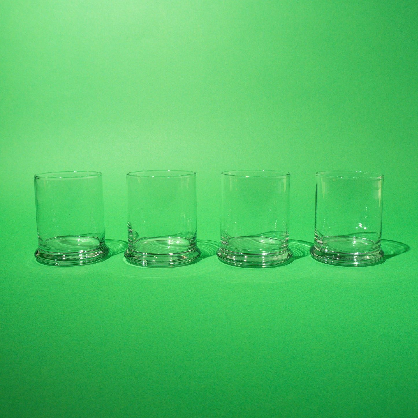 Vintage Heavy Bottom Rocks Glasses, 1960s