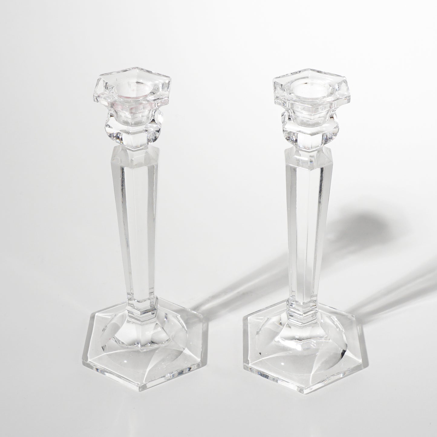 Tall Glass Candle Holders