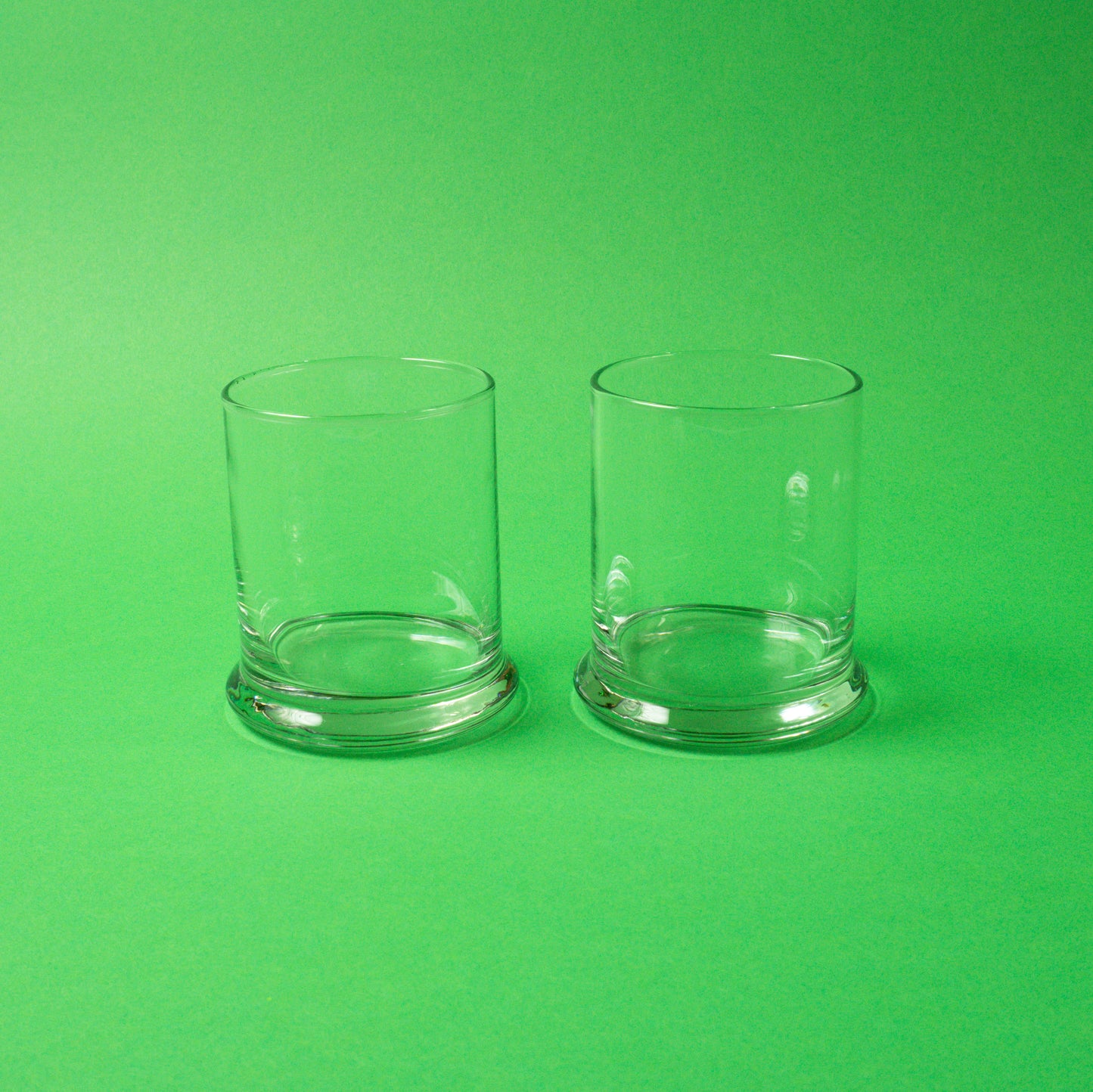 Vintage Heavy Bottom Rocks Glasses, 1960s